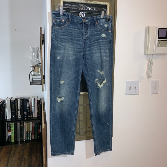 The A&F Boyfriend Straight Jean - Picture 3 of 7